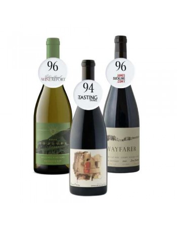 Trio - Sojourn Chardonnay Reuling | Beaux Freres Star Mooring | Wayfarer Pi..