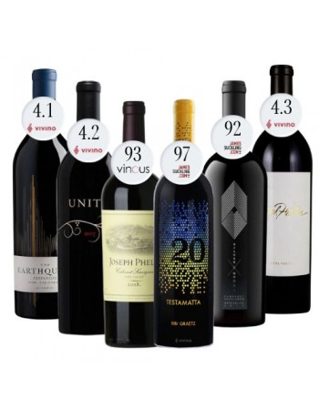 Buy 6 - Bundle Mix Best American Red Wine 10..