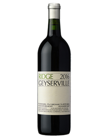 2019 Ridge Geyserville Zinfandel Santa Cruz