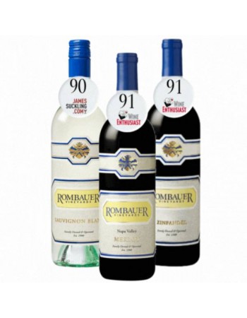 Buy 3 - Trio Rombauer Soulmate Sauvignon Blanc and Reds..