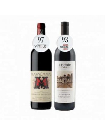 Duo Cabernet Sauvignon -  2019 Mayacamas Mount Veeder | 2019 Lecole Walla W..