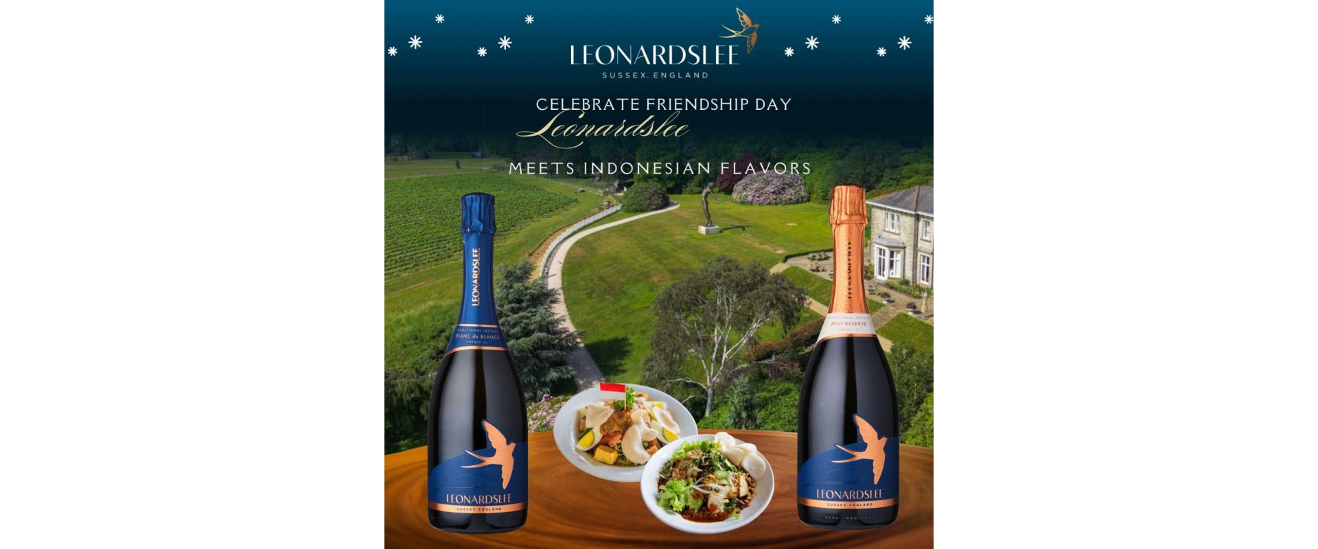 Celebrate Friendship Day : Leonardslee Meets Indonesian Flavors