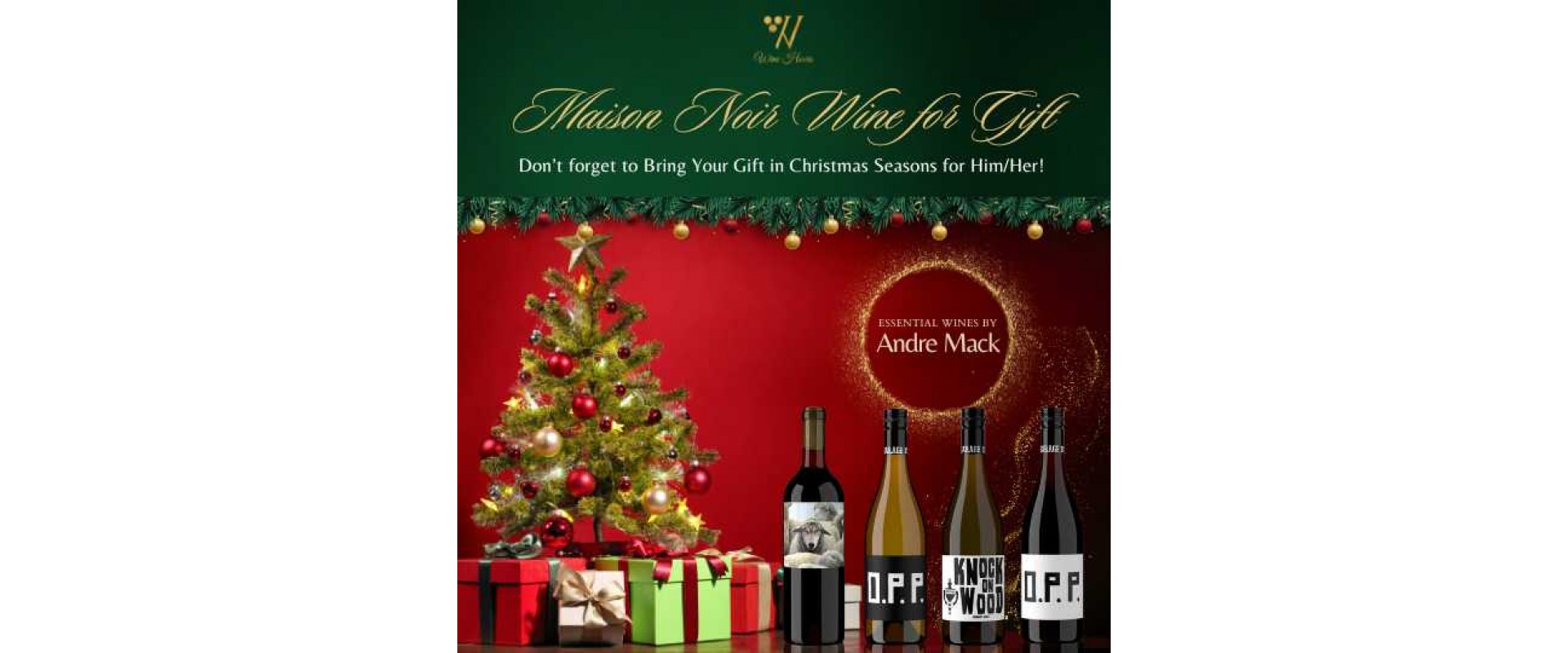 Maison Noir Wines by Andre Mack For Gift!