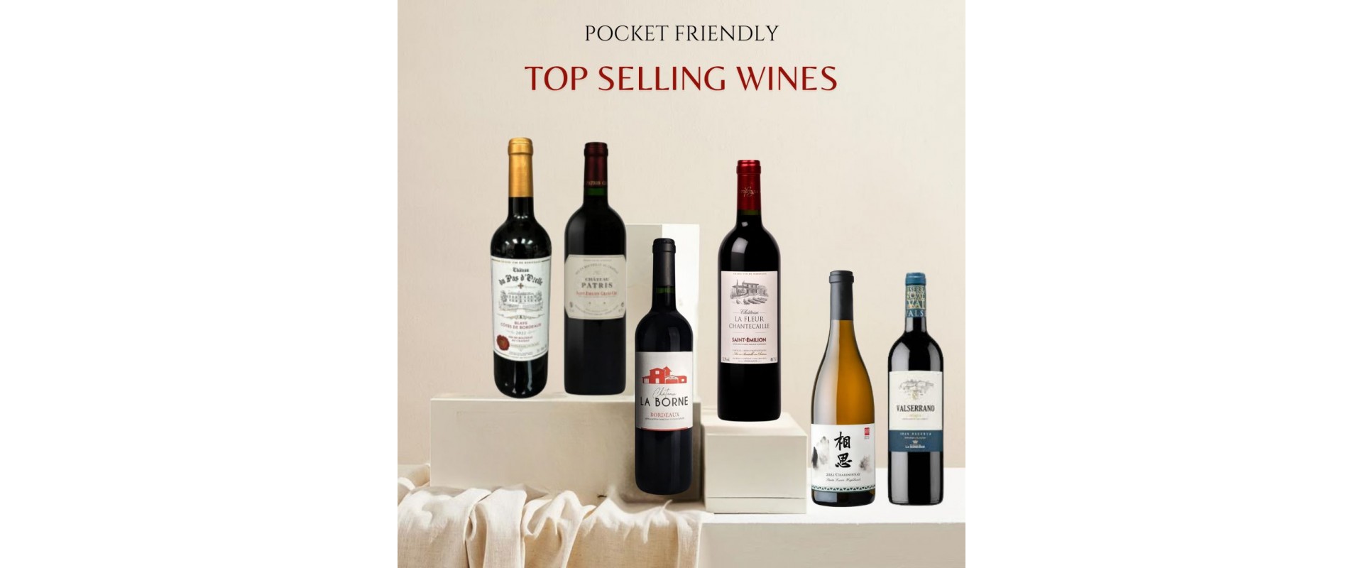 Top-Selling Wines from St. Emilion, Spain, and Shunyi Cellar